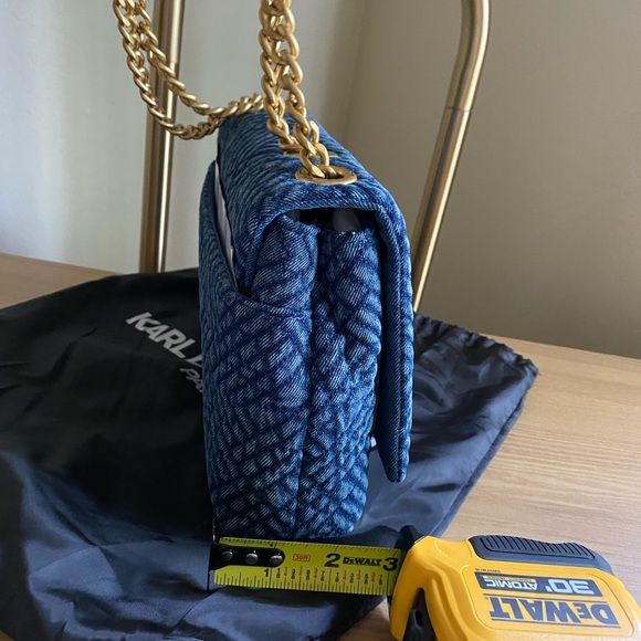 KARL LAGERFELD PARIS
Lafayette Denim Shoulder Bag - Picture 4 of 13